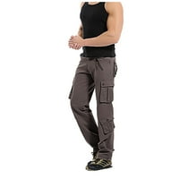 Muške teretne hlače-teretne hlače s patentnim zatvaračem s više džepova, sportske hlače, ulične hlače, vojska