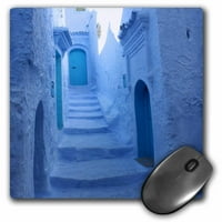 3Drose Chefchaouen, Photo Blue City of Maroko, Rhonda Albus, Mouse Pad,