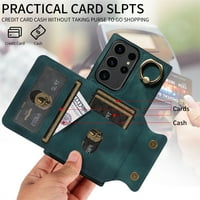 Futrola za novčanik za kreditne kartice od 4 inča, jaka magnetska kopča otporna na udarce, preklopna visokokvalitetna