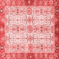 Tvrtka Amand strojno pere pravokutne tradicionalne prostirke u orijentalnom stilu u crvenoj boji, 6 '9'.