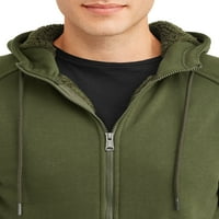 Muška majica s kapuljačom s kapuljačom, do veličine 5 inča