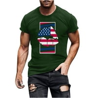Stamzod majice Košulje za muškarce Nova modna casual majica Print Sportske majice rukava okrugli vrat bluze i