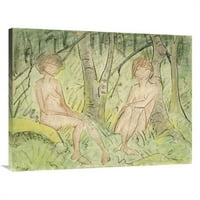 u. Dvije žene u šumskom umjetničkom tisku - Otto Mueller
