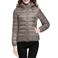 Frehsky zimski kaputi za žene žene tople vodonepropusne lagane jakne s kapuljačom od vjetra zimski kaput s recikliranom