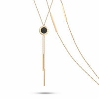 * Jednostavna ženska ogrlica sto modnih lanaca za ključne kosti ogrlica s privjeskom u boji Casual ogrlice za
