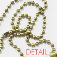 Landmark skica krajolika ogrlica vintage lanac kolekcija nakita