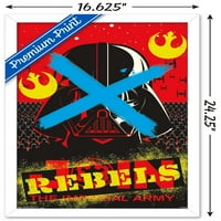 Ratovi zvijezda: Saga - zidni plakat pobunjenika Vadera, 14.725 22.375