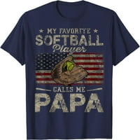 Moj omiljeni softball igrač naziva me tatom Majica Očev dan