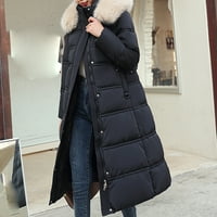 Ženski zimski kaputi s dugim rukavima vodootporna jakna s kapuljačom s kapuljačom s kapuljačom s kapuljačom s