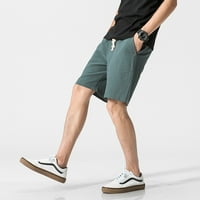Donje gaće za muškarce s kompresijskom oblogom, kratke hlače za kupanje s printom u zelenoj boji;