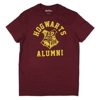 Majica za odrasle s logotipom Hari Pottera i grbom Hogvartsa za muškarce