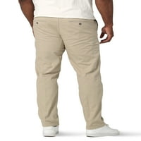 Muške teretne hlače za velike i visoke ljude izuzetno udobne platnene teretne hlače ravnih nogavica