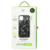 Uunique london Eco -Friendly slučaj za Apple iPhone Mini - crni mramor