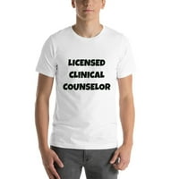 Licencirani klinički savjetnik zabavni stil majice s kratkim rukavima po nedefiniranim darovima