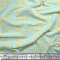 Svilena tkanina limunska kriška za ručno izrađene košulje širine dvorišta
