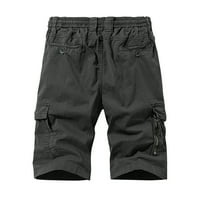 Muške kratke hlače Summer Casual Cargo tanke hlače od pet točaka kombinezoni Sportske ravne hlače muške donje