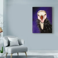 Zaštitni znak likovna umjetnost 'Baby Vulture' platno umjetnost Leah Saulnier