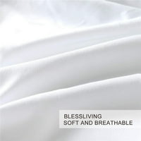 Set pokrivača za poplune s cvjetnim printom od 3 inča s cvjetnim uzorkom Od 3 inča, set pokrivača za poplune s