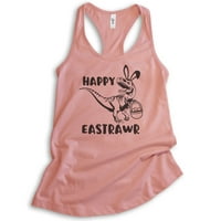Majica s dinosaura Happy Easterawr, Ženska majica za trčanje, Uskrs majica, Majica s dinosaurus, Cancun, X-Small