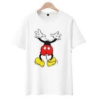 Ljetna majica za roditelje i djecu, Majica kratkih rukava s printom Mikija Mausa i Donalda Ducka, modni i udobni