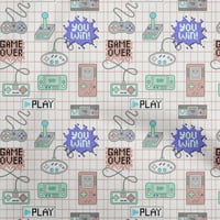 ; pamučni poplin Keper smeđa Tkanina Igračka video igra projekti šivaćih zanata otisci na tkanini širine dvorišta