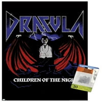 Zidni poster Drakula - djeca noći s gumbima, 14.725 22.375